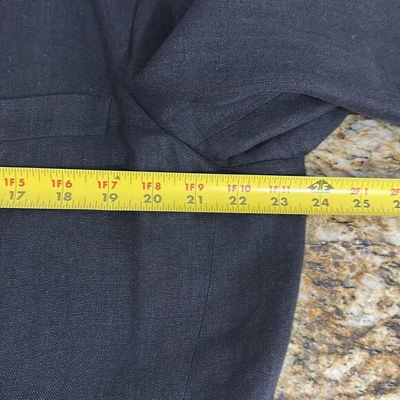 Davis For Men Vestimenta Chicago Linen Black Single Breasted Blazer Size 42 R - Picture 13 of 13